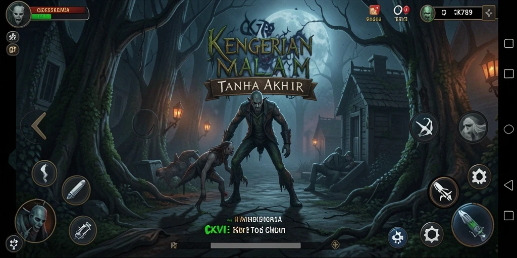 Screenshot utama CK789 dengan gameplay mencekam dan elemen horror yang intens.