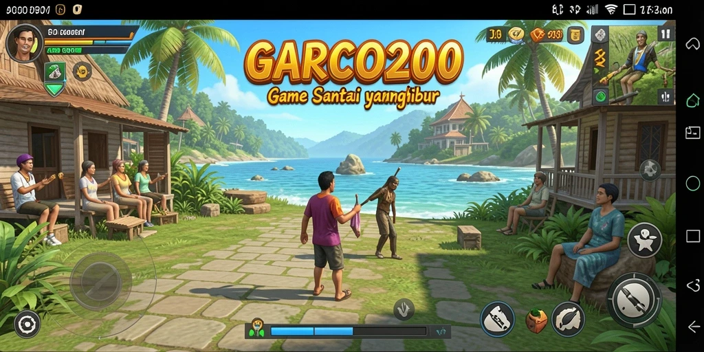 Screenshot utama GARCO200 menampilkan gameplay yang seru dan menyenangkan.