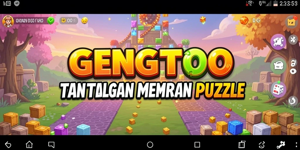 Screenshot gameplay GENGTOTO yang menampilkan tantangan puzzle yang seru.