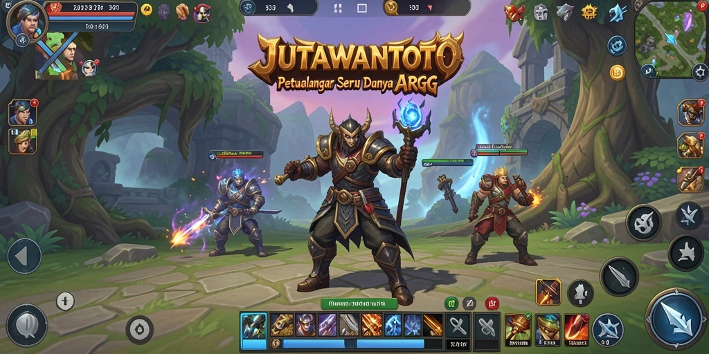 Tangkapan layar menunjukkan aksi seru dalam permainan ARPG.