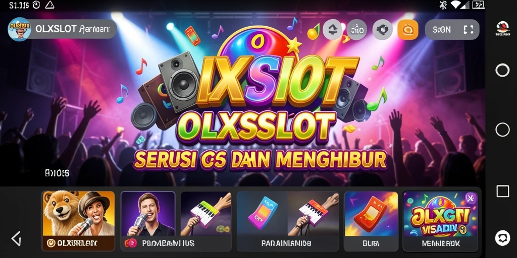 Tampilan gameplay OLXSLOT yang penuh warna dan mengasyikkan.