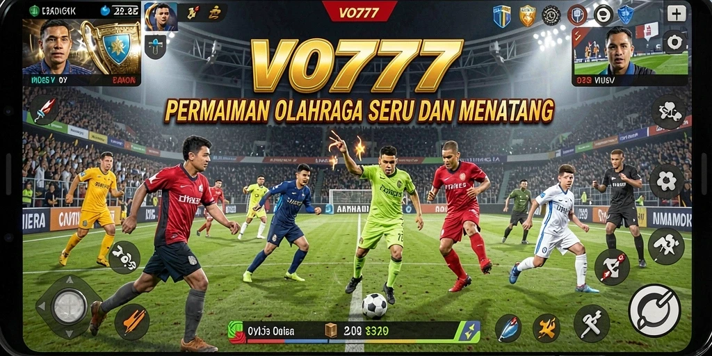 Tampilan gameplay VO777 yang menegangkan dalam pertandingan olahraga.